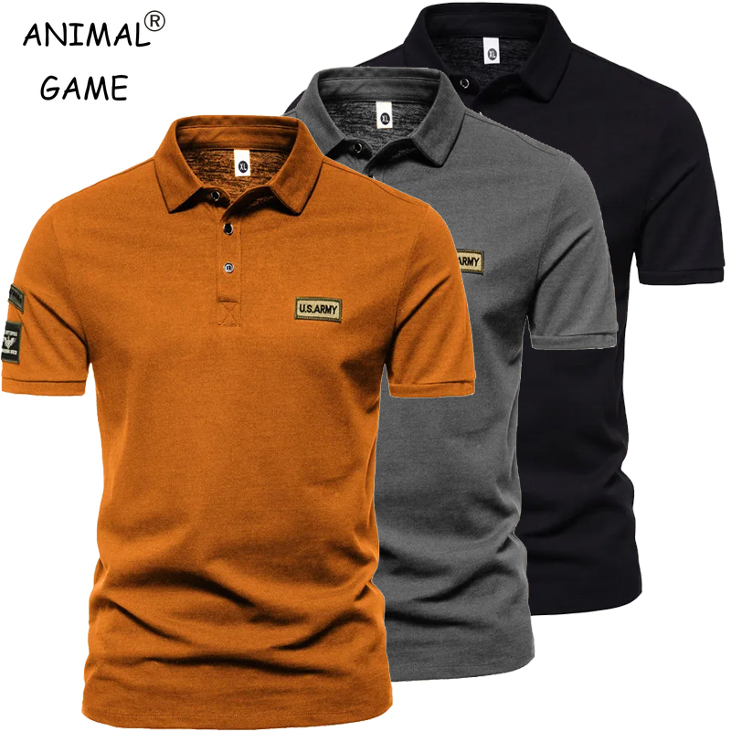 Polo Shirt Pique - New Men Short Sleeve Tshirts Summer
