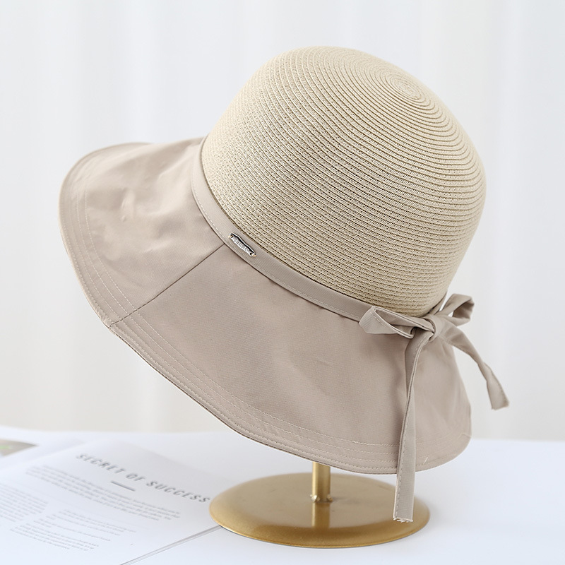 Bucket Hat Straw - Japanese Korean Style Women Bucket Hat