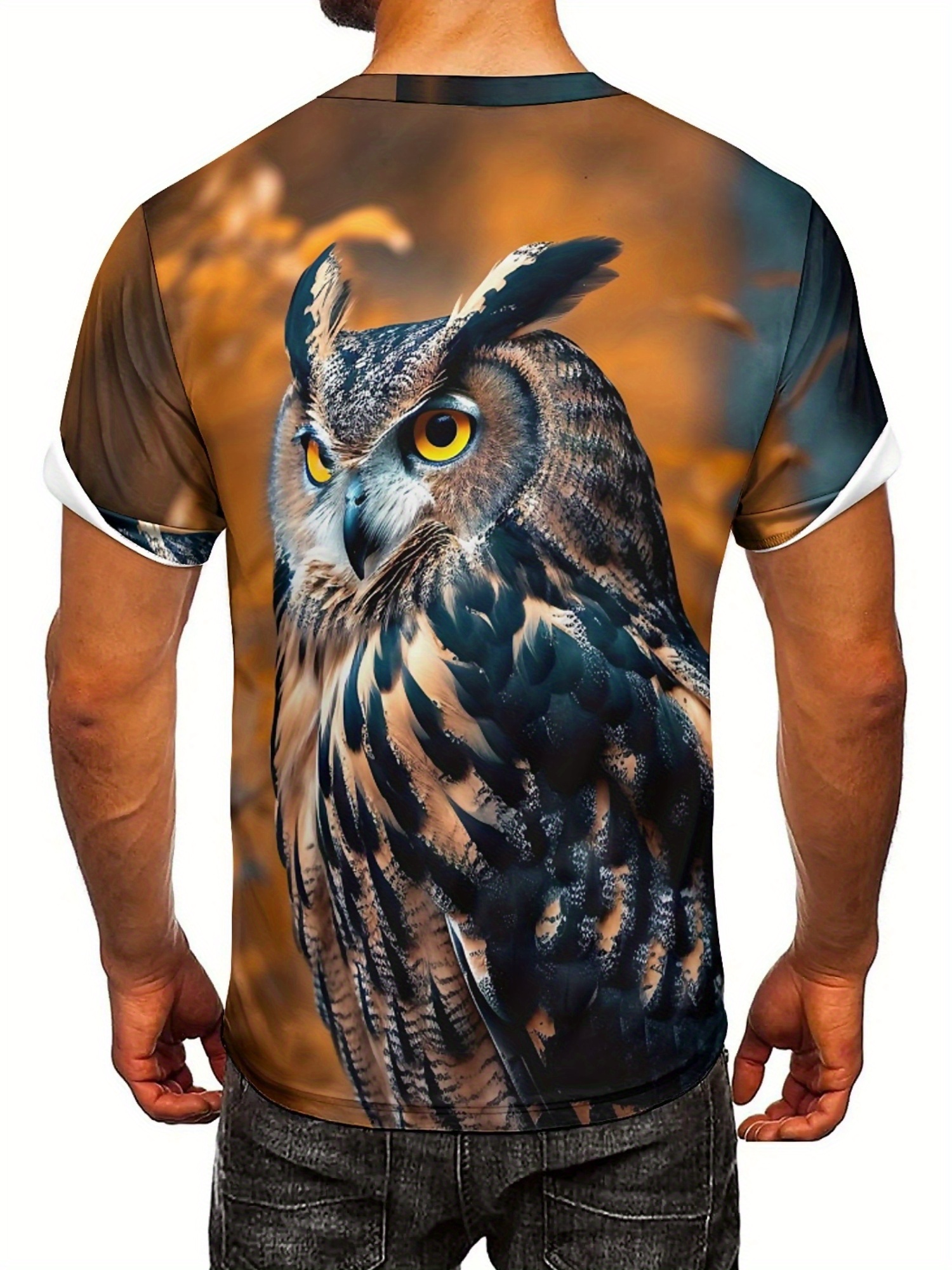 Men's & Women's 3D Print Owl G - đánh giá và giá Tee Graphic Print