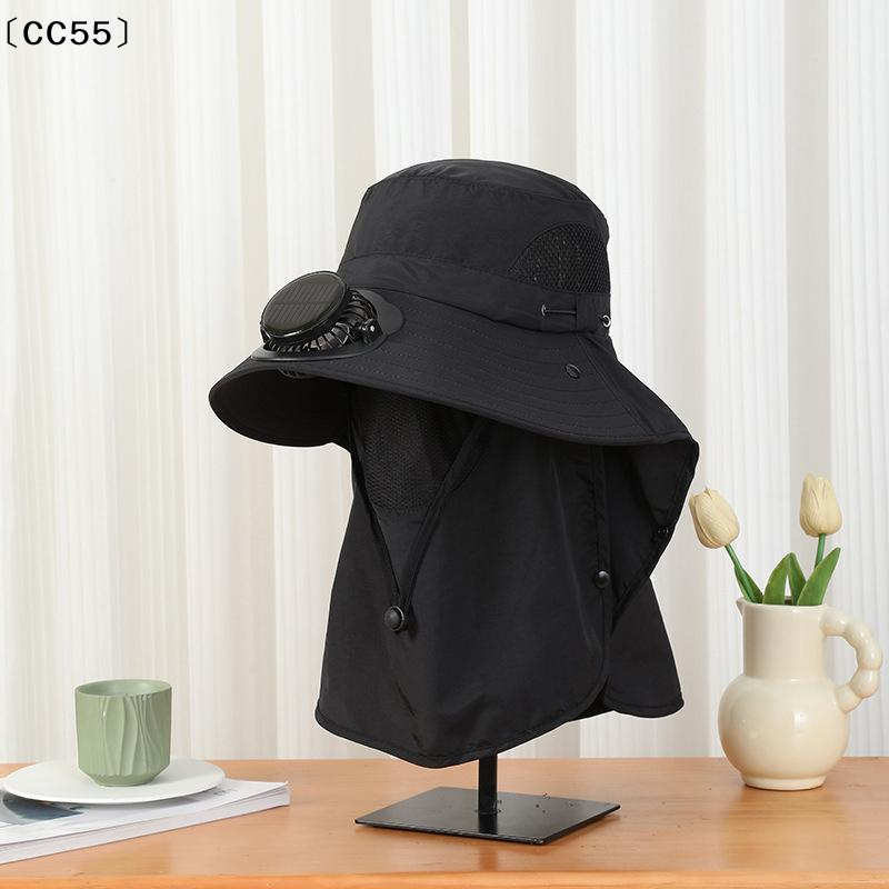 Men Fan Hat With Solar Panel W - đánh giá và giá Bucket Hat Straw