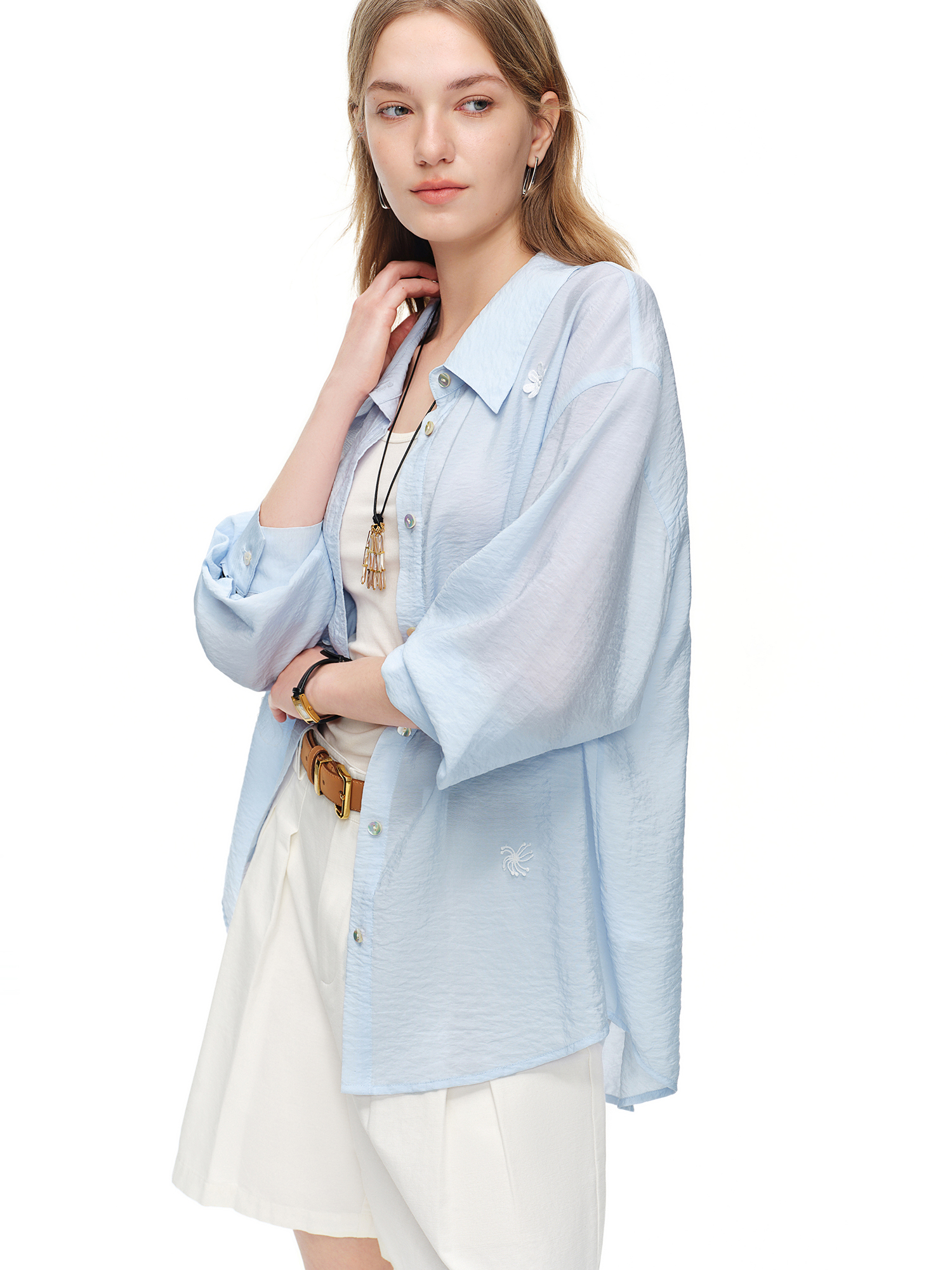 DUSHU 2026 Summer Women's Ligh - đánh giá và giá Resort Shirt Floral