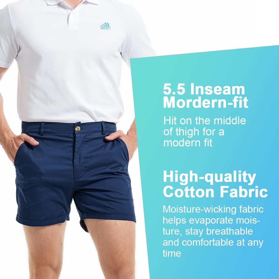 AIMPACT Men's Summer Slim-fit  - đánh giá và giá Shorts Chino Slim