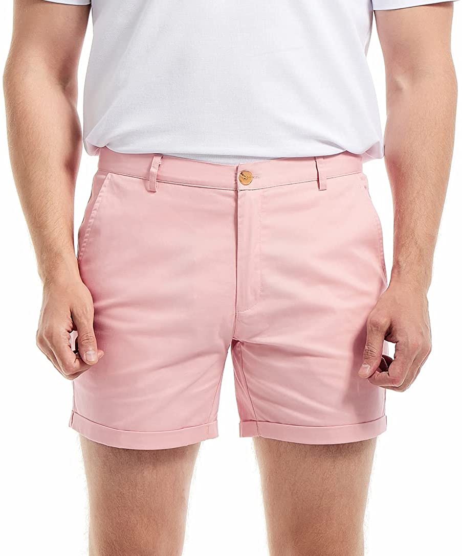 AIMPACT Men's Summer Slim-fit  - đánh giá và giá Shorts Chino Slim