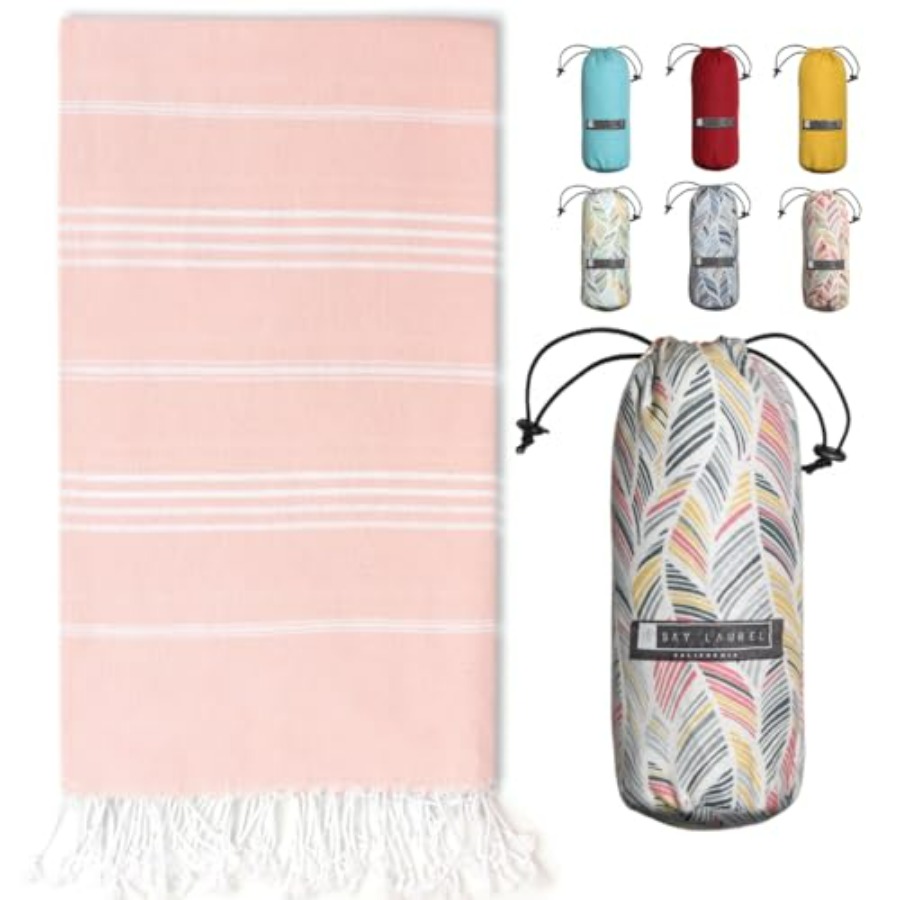 Turkish Beach Towel with Trave - đánh giá và giá Beach Towel Large