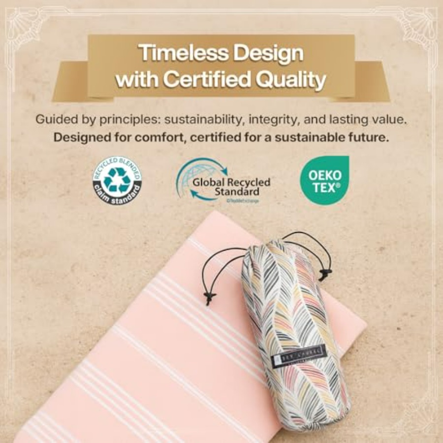 Turkish Beach Towel with Trave - đánh giá và giá Beach Towel Large