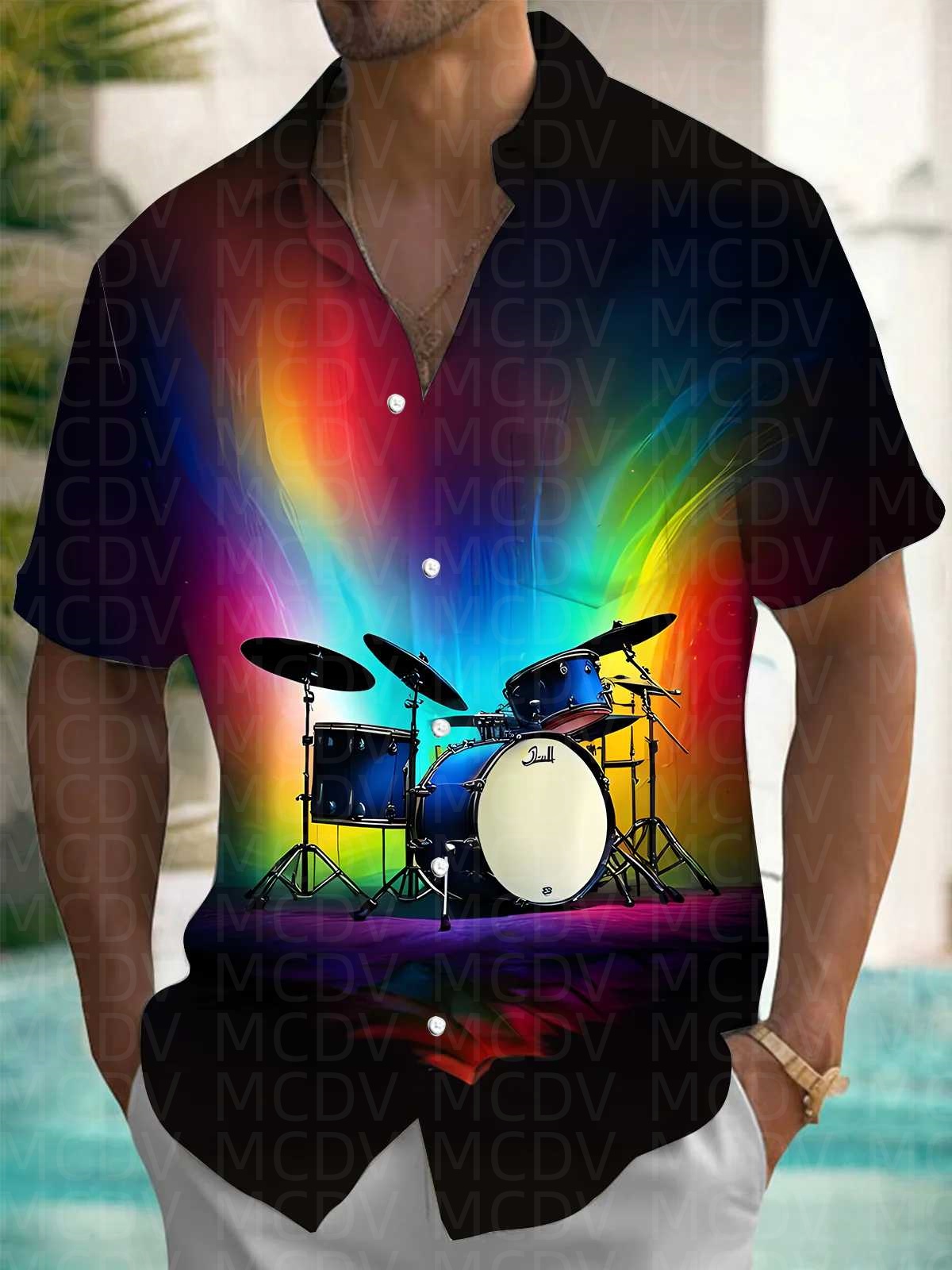 Trump Pattern Men's Hawaiian S - đánh giá và giá Shirt Camp Collar