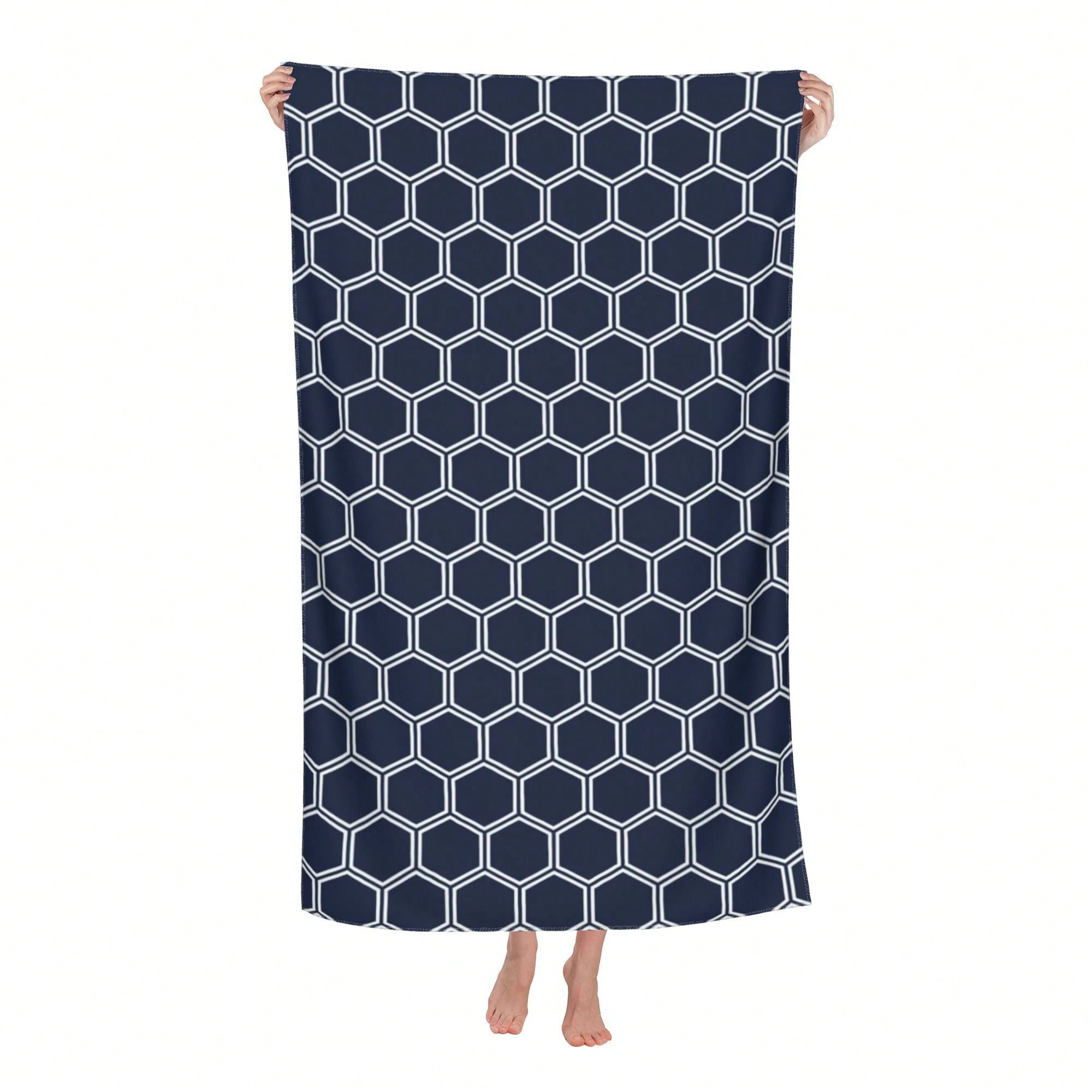 Geometric Pattern Cla1ssic StY - đánh giá và giá Beach Towel Large