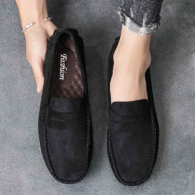 Trend Suede Men Casual Shoes B - đánh giá và giá Espadrille Slip On
