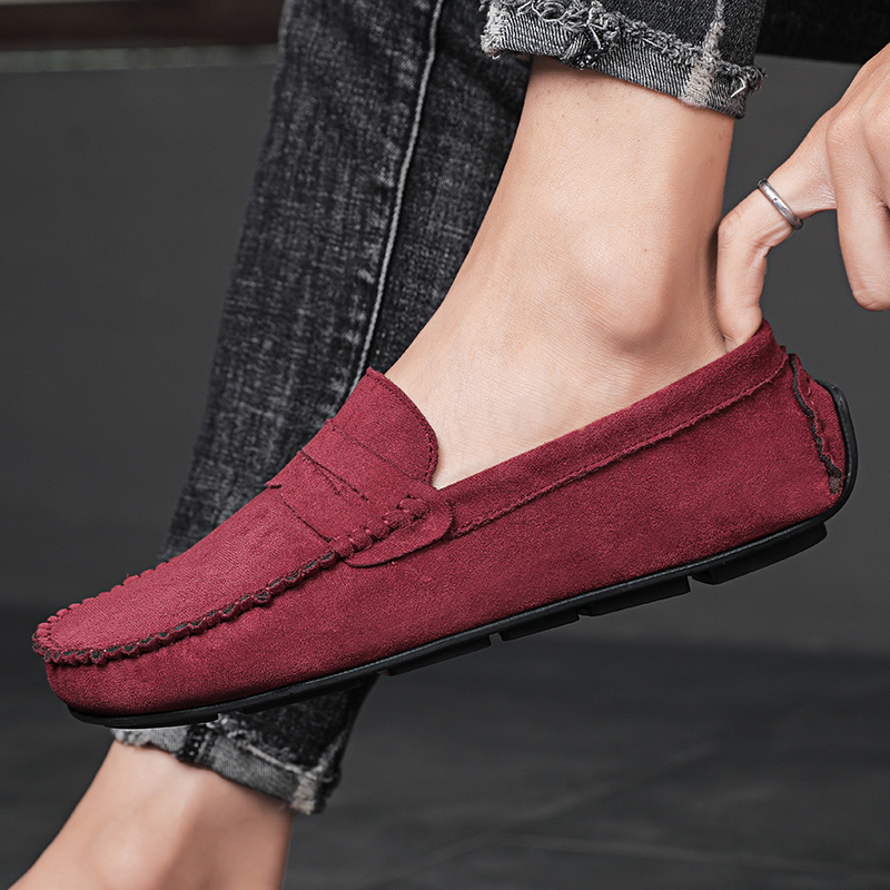 Trend Suede Men Casual Shoes B - đánh giá và giá Espadrille Slip On
