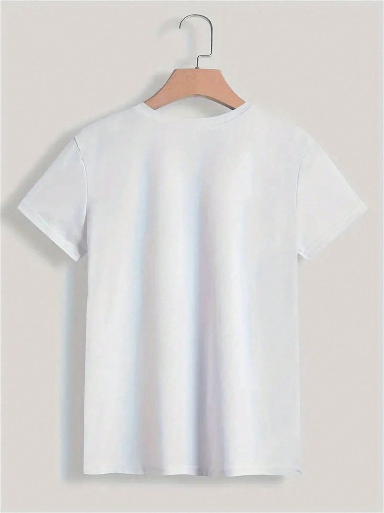 Men's White Cotton Graphic Tee - đánh giá và giá Tee Graphic Print