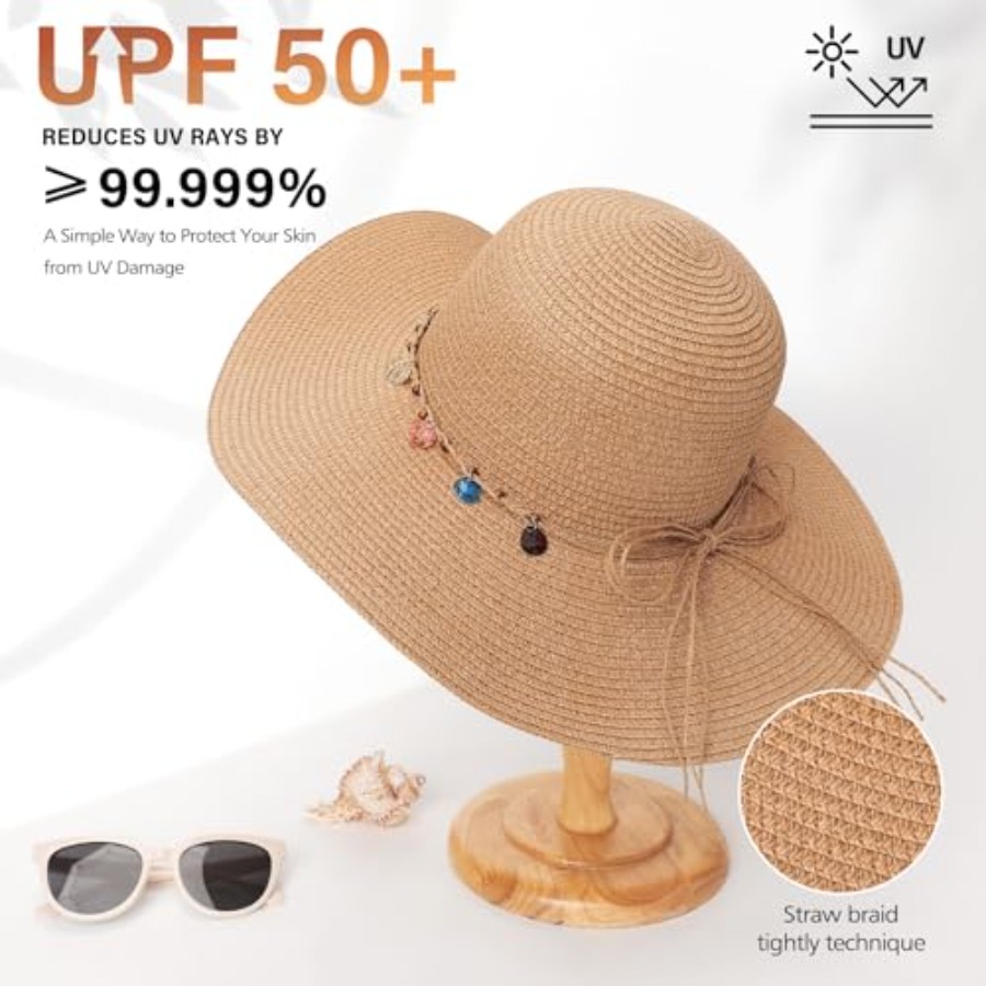 Trifabricy Beach Sun Straw Hat - đánh giá và giá Packable Hat Nylon