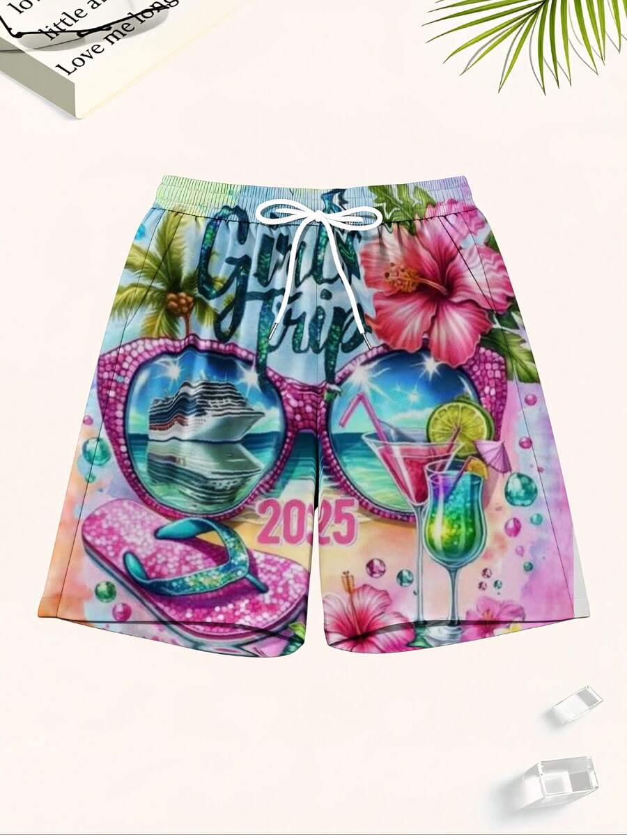 Mens Beach Swim Trunks 3D Prin - đánh giá và giá Swim Trunk Quick Dry