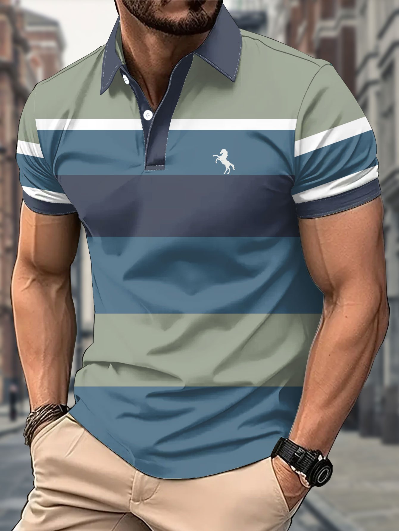 2026 Summer New Men's Polo Shi - đánh giá và giá Polo Shirt Pique