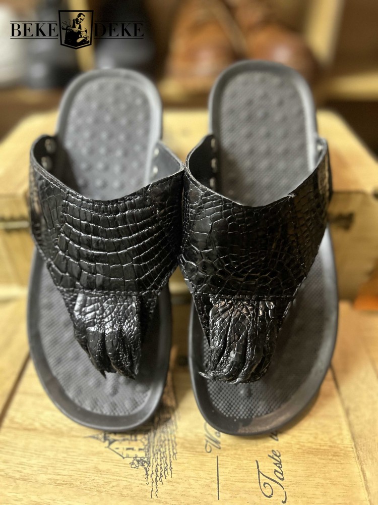 Summer Footwear Genuine Leathe - đánh giá và giá Flip Flop Leather Men