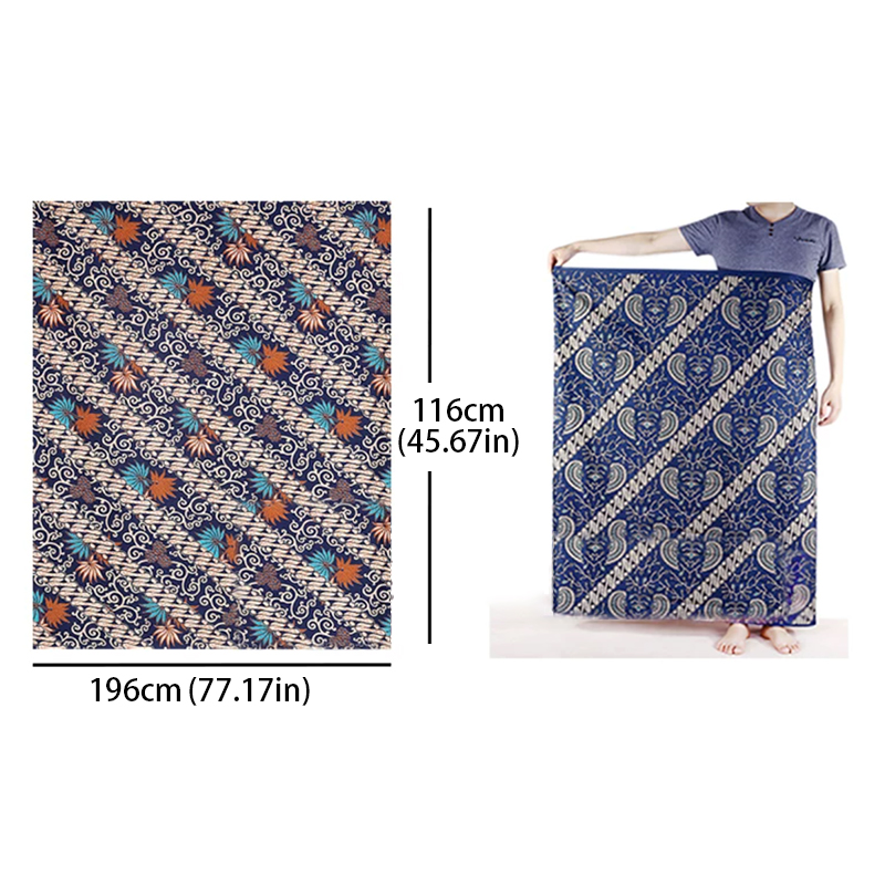 Batik Print Beach Sarong Wrap  - đánh giá và giá Sarong Men Wrap