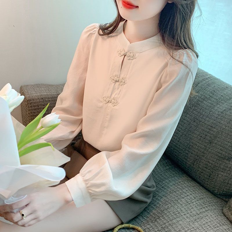 New Chinese Style Stand Up Col - đánh giá và giá Shirt Camp Collar