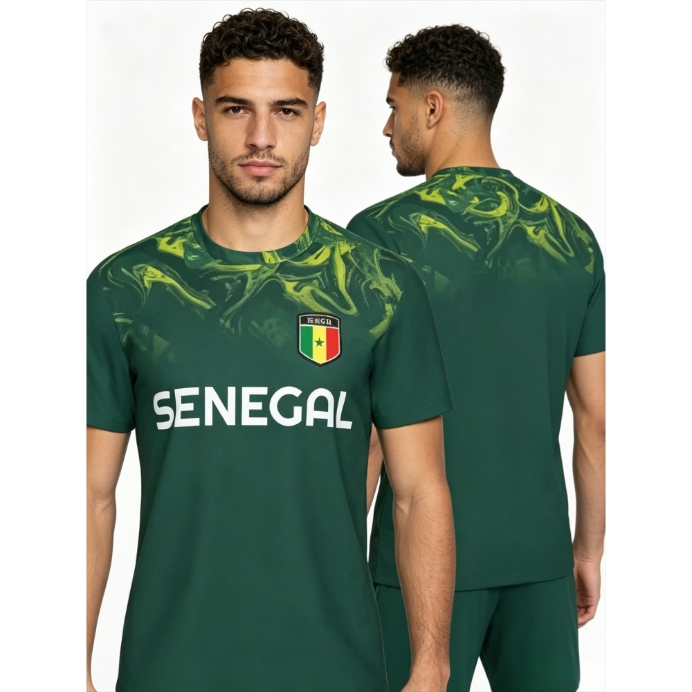 2026 New Summer Senegal Flag G - đánh giá và giá Tee Graphic Print