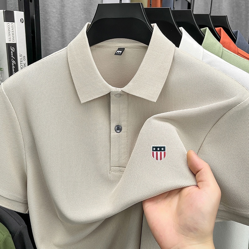Luxury brand men's summer shor - đánh giá và giá Polo Shirt Pique