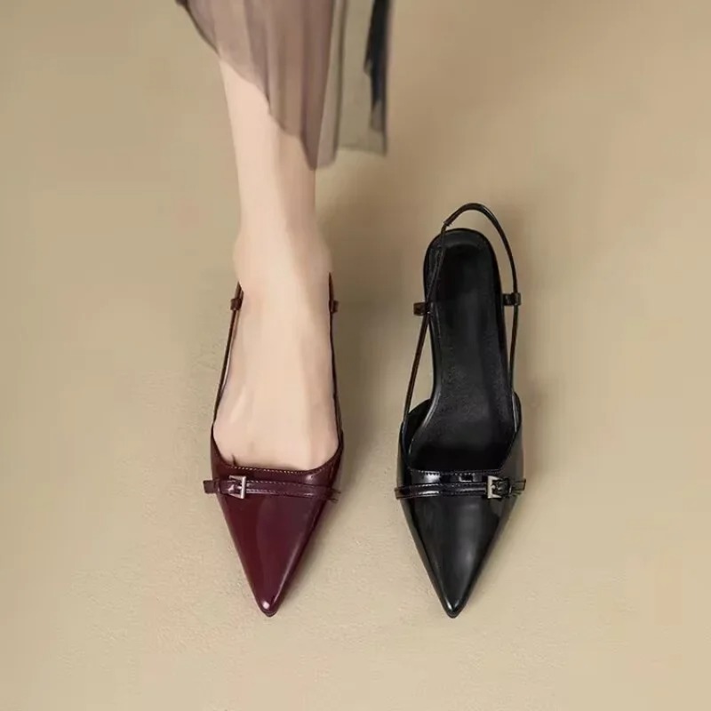Women Sandals Fashion Pointed  - đánh giá và giá Casual Sandal Leather