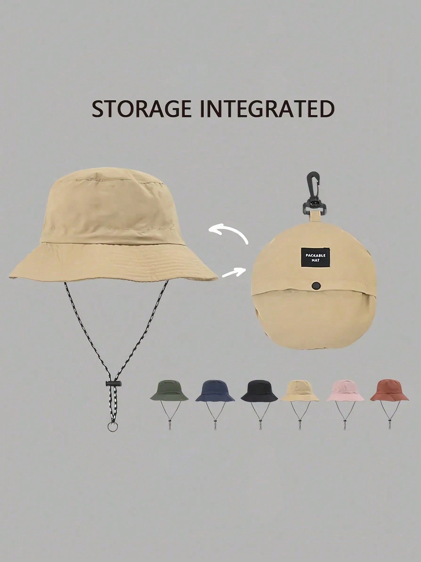 1 Pc Waterproof Bucket Hat, Fo - đánh giá và giá Packable Hat Nylon