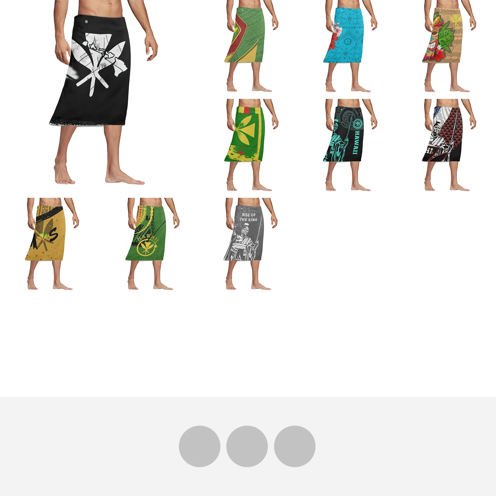 Polynesian Tribal Tattoo Print - đánh giá và giá Sarong Men Wrap