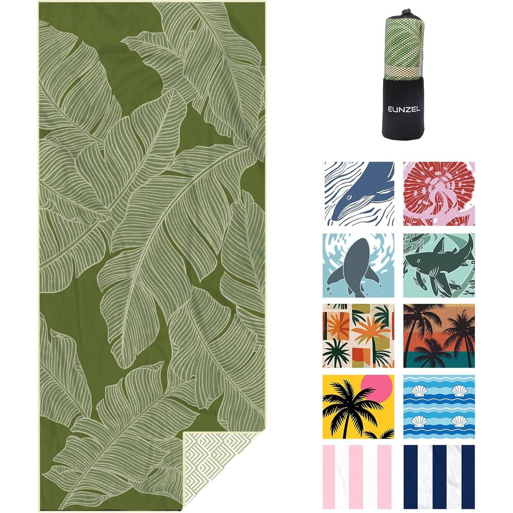 Large Quick-Dry Sand-Free Beac - đánh giá và giá Beach Towel Large