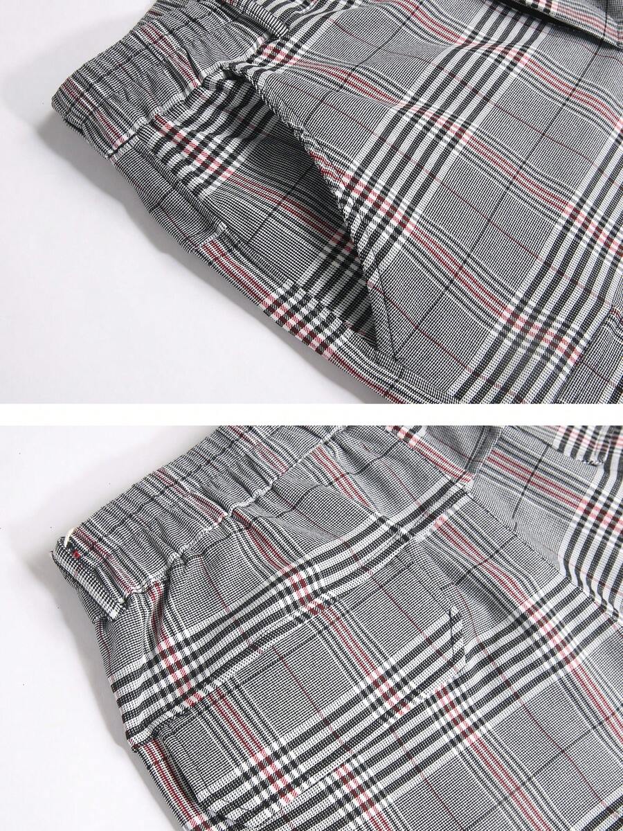 Mens Slim Fit Stretch Plaid Dr - đánh giá và giá Shorts Chino Slim