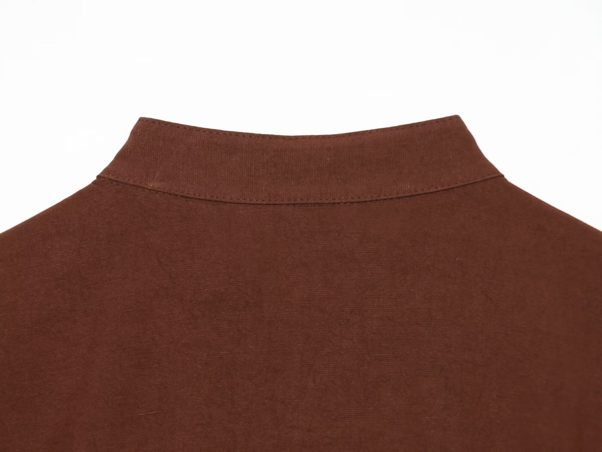 BSAY Waist Cinched Lotus Leaf  - đánh giá và giá Shirt Camp Collar