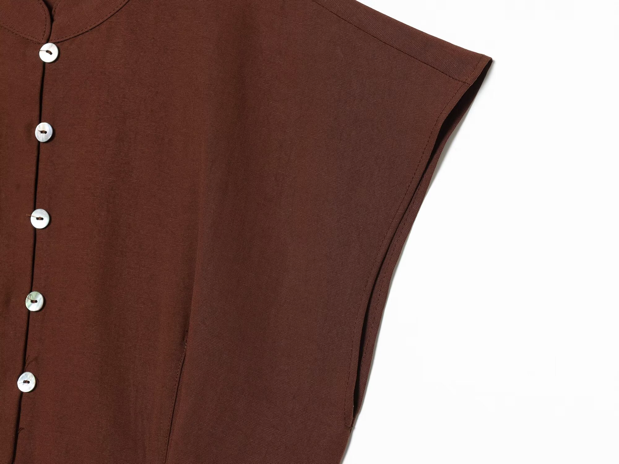 BSAY Waist Cinched Lotus Leaf  - đánh giá và giá Shirt Camp Collar