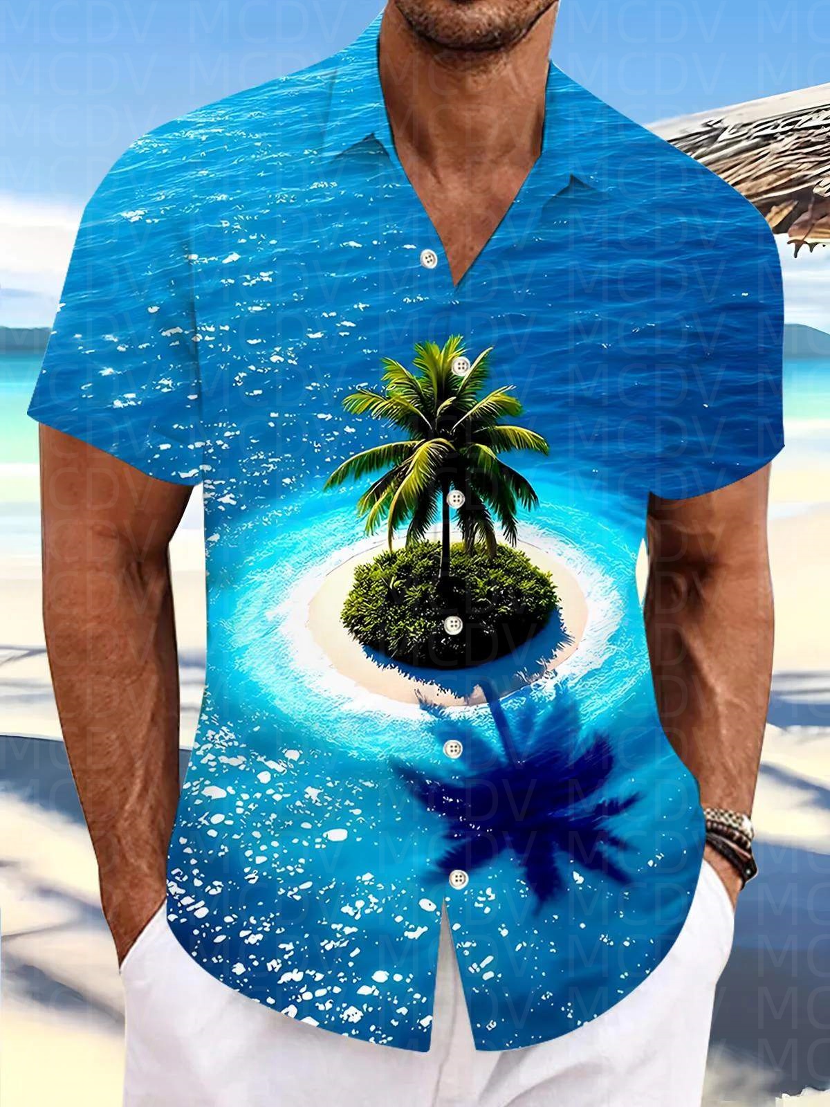 Motorcycle Pattern Men's Hawai - đánh giá và giá Shirt Camp Collar