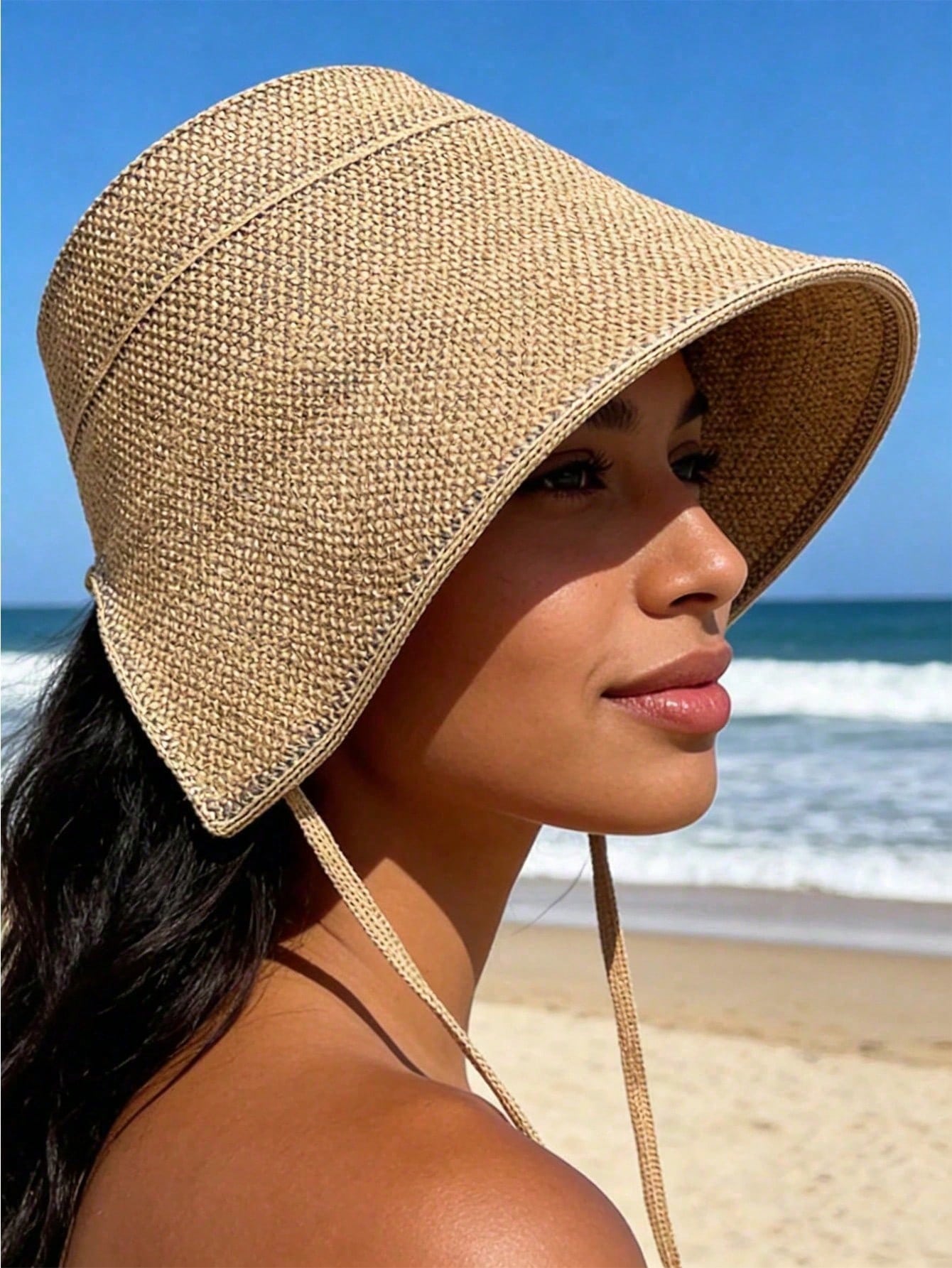 Straw Wide-Brim Sun Hat For Wo - đánh giá và giá Bucket Hat Straw