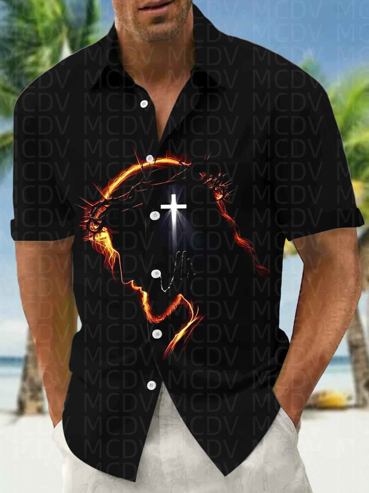 Insects Pattern Men's Hawaiian - đánh giá và giá Shirt Camp Collar