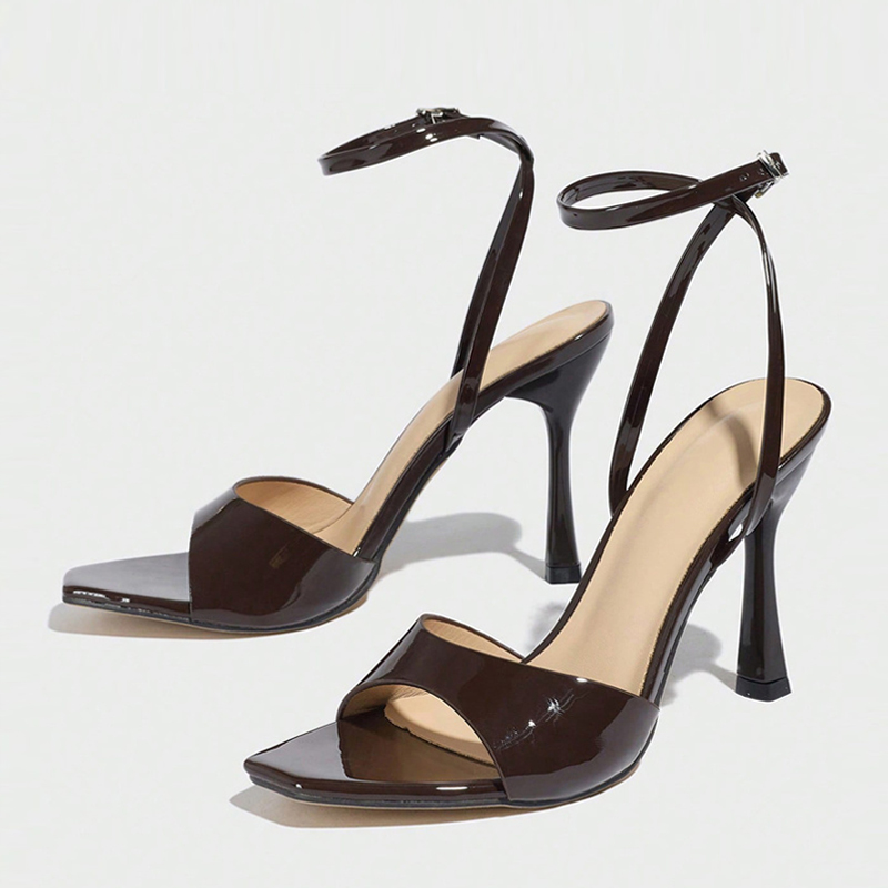 Liyke New Fashion Square Open  - đánh giá và giá Casual Sandal Leather