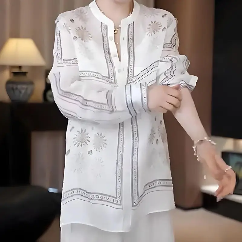 Women New Design Loose Tempera - đánh giá và giá Resort Shirt Floral