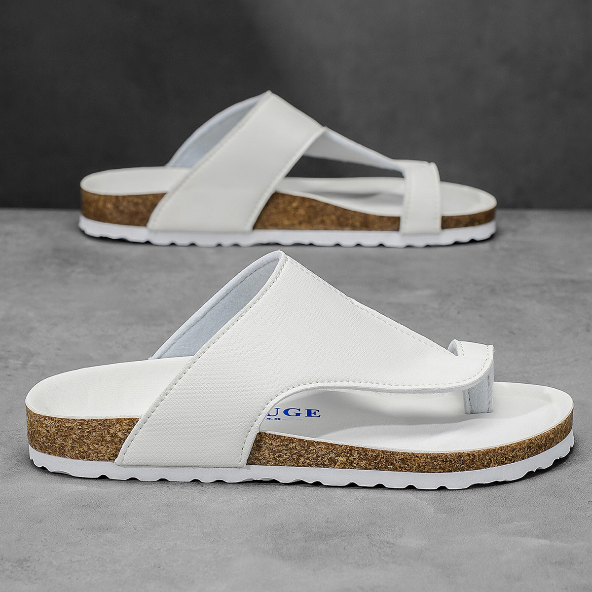 Big Size 48 49 Cork Slippers M - đánh giá và giá Flip Flop Leather Men