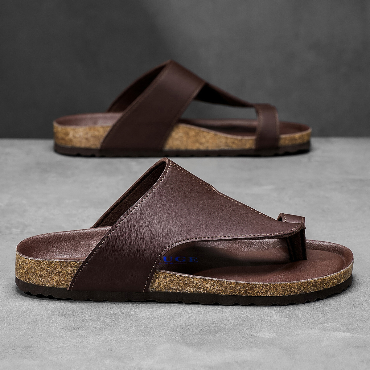Big Size 48 49 Cork Slippers M - đánh giá và giá Flip Flop Leather Men