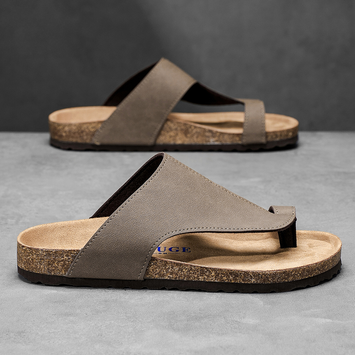 Big Size 48 49 Cork Slippers M - đánh giá và giá Flip Flop Leather Men
