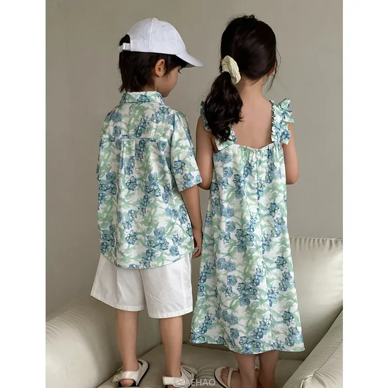 Look Boys Shirts Korean Childr - đánh giá và giá Resort Shirt Floral