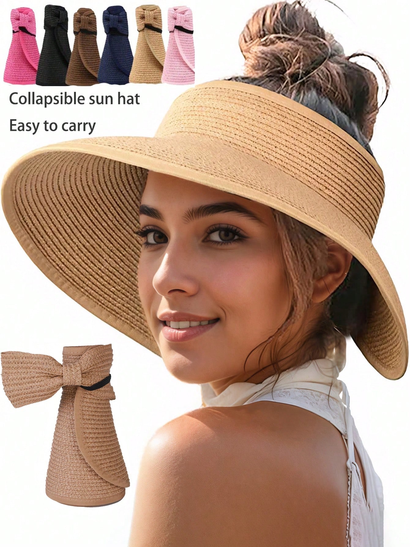Sun Visor Hats For Women Wide  - đánh giá và giá Packable Hat Nylon