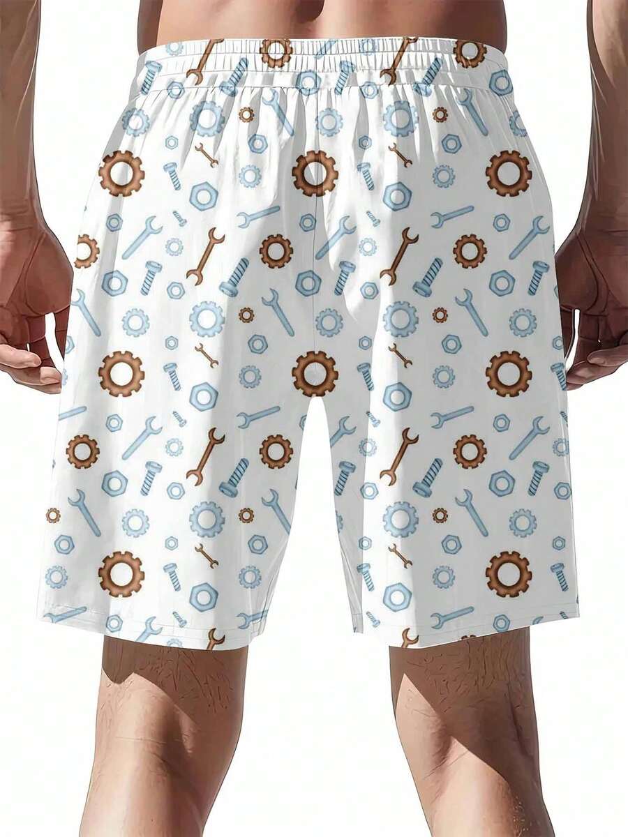 Mechanical Tools Pattern Swim  - đánh giá và giá Swim Trunk Quick Dry
