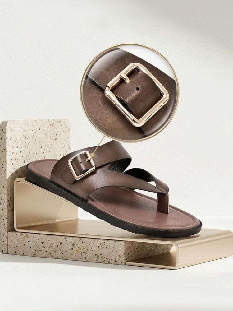 Outside Summer Mens Flat Shoes - đánh giá và giá Flip Flop Leather Men