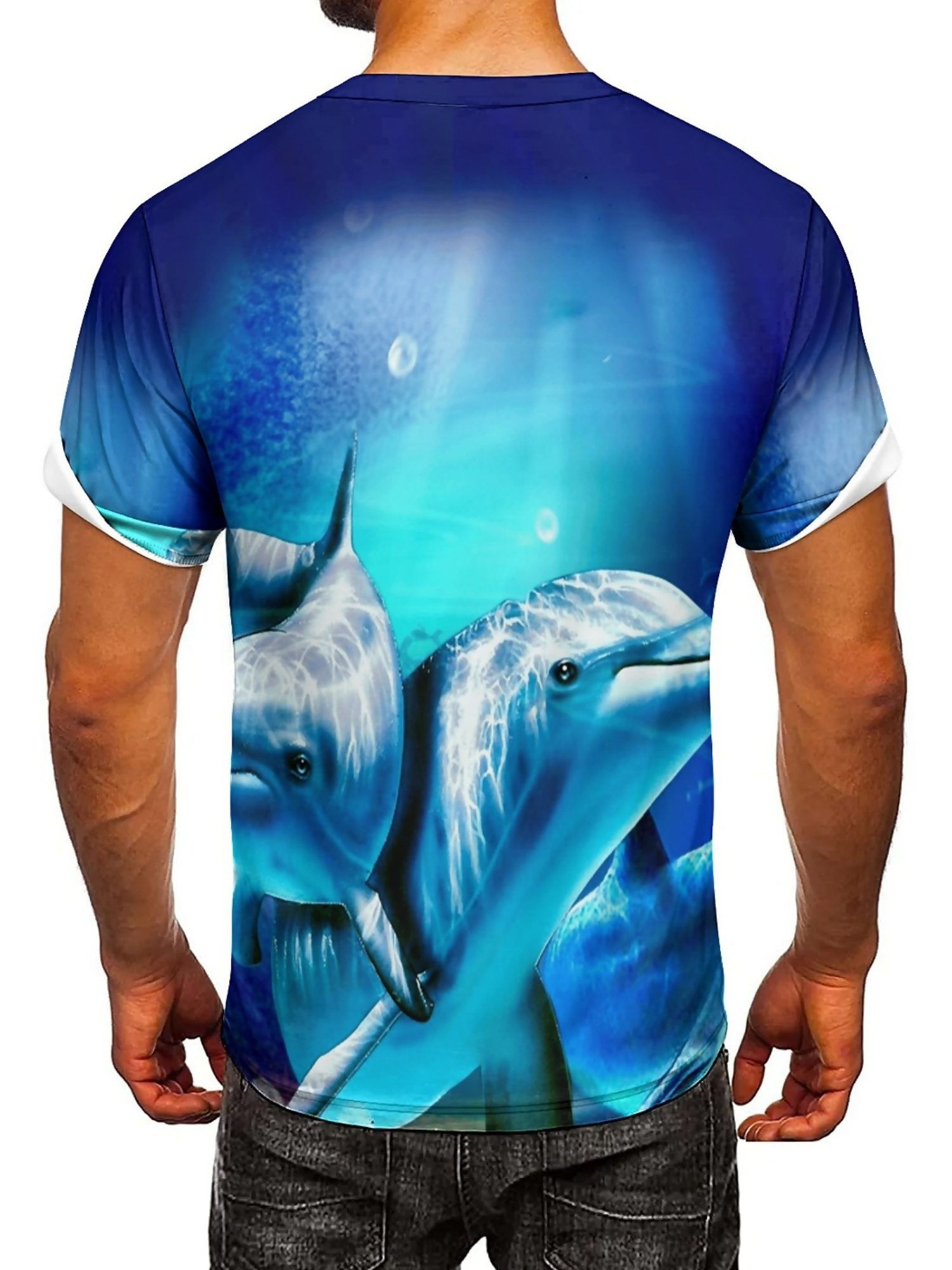 Men'S Ocean Animal Dolphin Pri - đánh giá và giá Tee Graphic Print