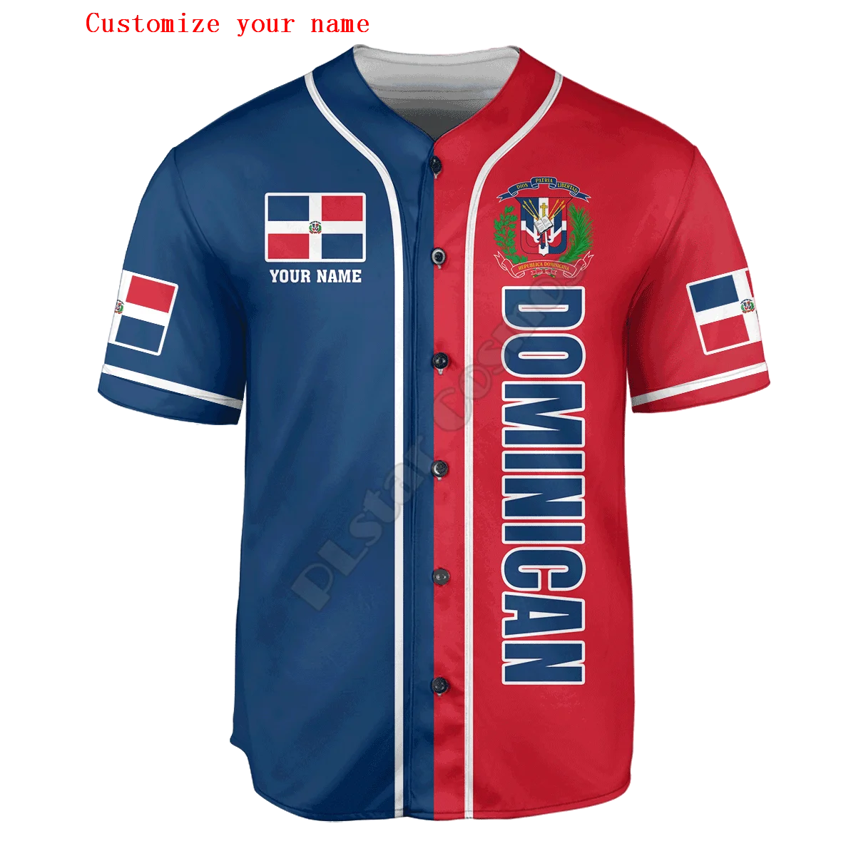 Dominican Half & Half Customiz - đánh giá và giá Shirt Camp Collar
