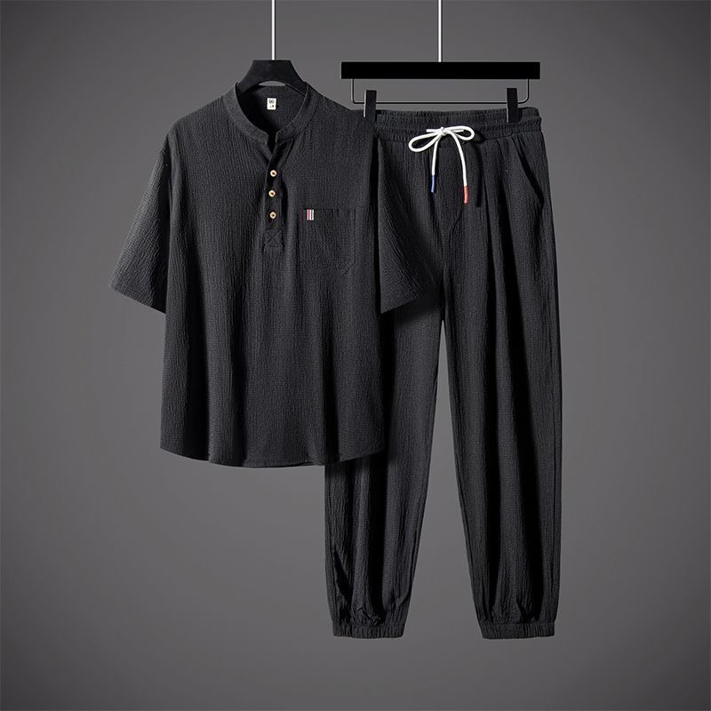 New Summer Fashion Trendy Cott - đánh giá và giá Linen Shirt Breathable
