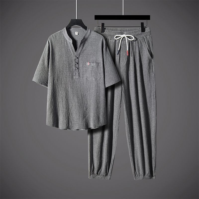 New Summer Fashion Trendy Cott - đánh giá và giá Linen Shirt Breathable