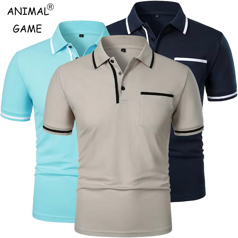 Summer Men's Short Sleeve Brea - đánh giá và giá Polo Shirt Pique