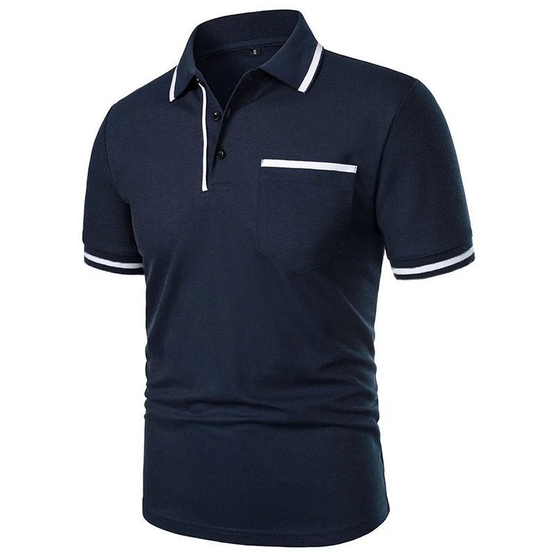 Summer Men's Short Sleeve Brea - đánh giá và giá Polo Shirt Pique