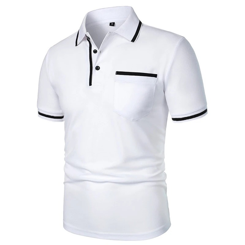 Summer Men's Short Sleeve Brea - đánh giá và giá Polo Shirt Pique