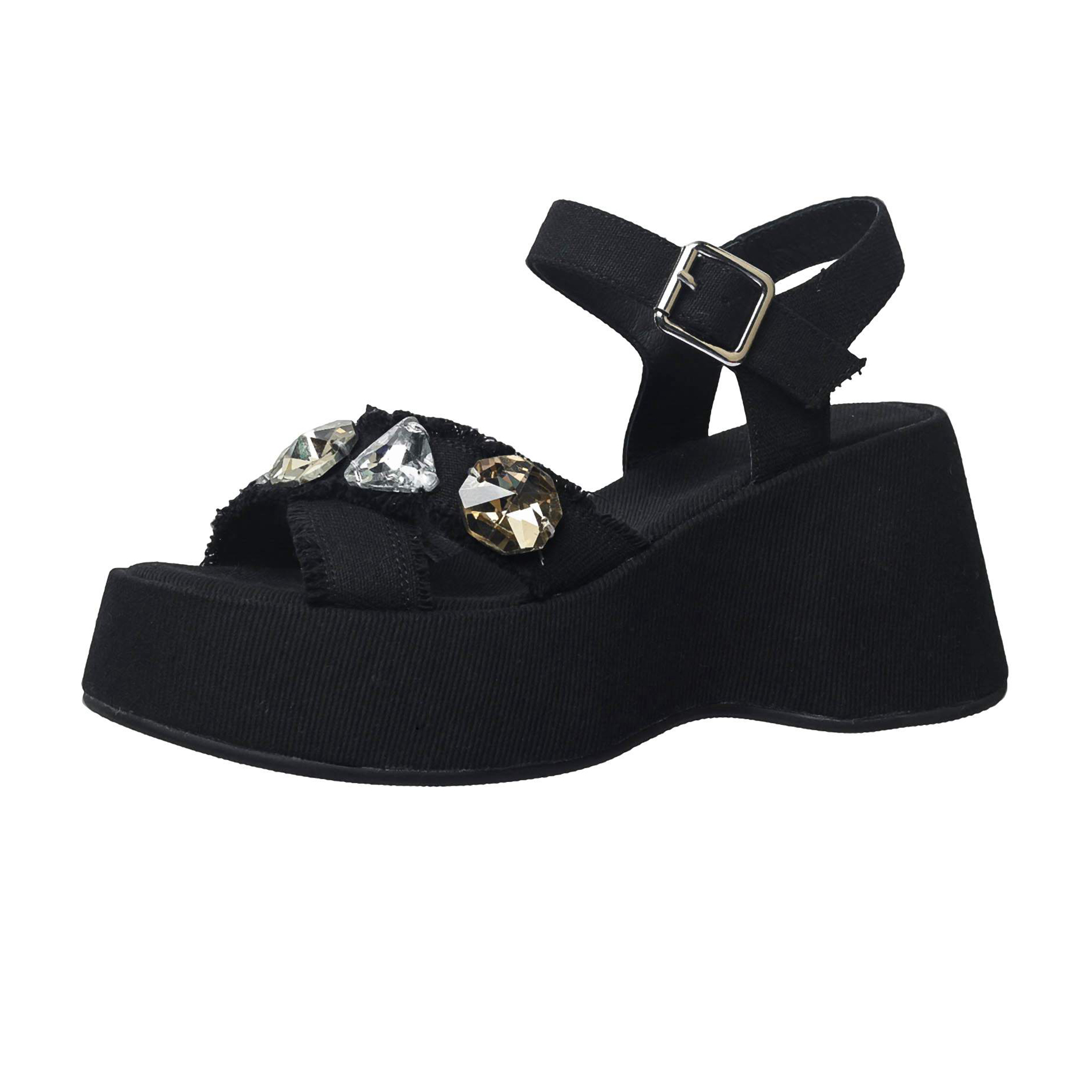 Krazing Pot Denim Peep Toe Pla - đánh giá và giá Casual Sandal Leather