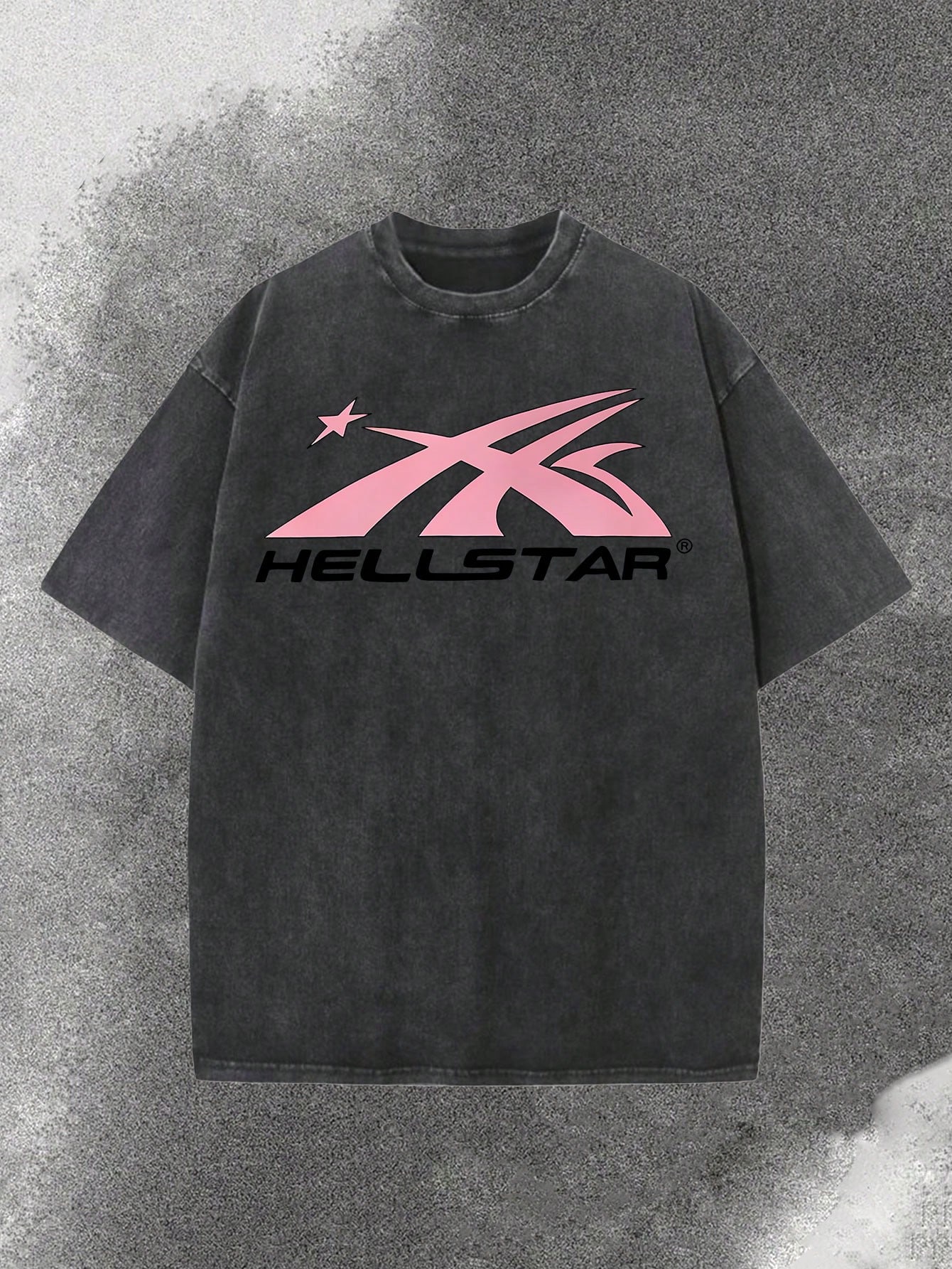 Distressed Washed Black Oversi - đánh giá và giá Tee Graphic Print